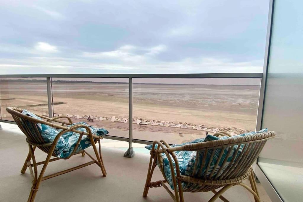 Studio Avec Balcon, Vue Panoramique Sur La Baie Le Crotoy Eksteriør bilde