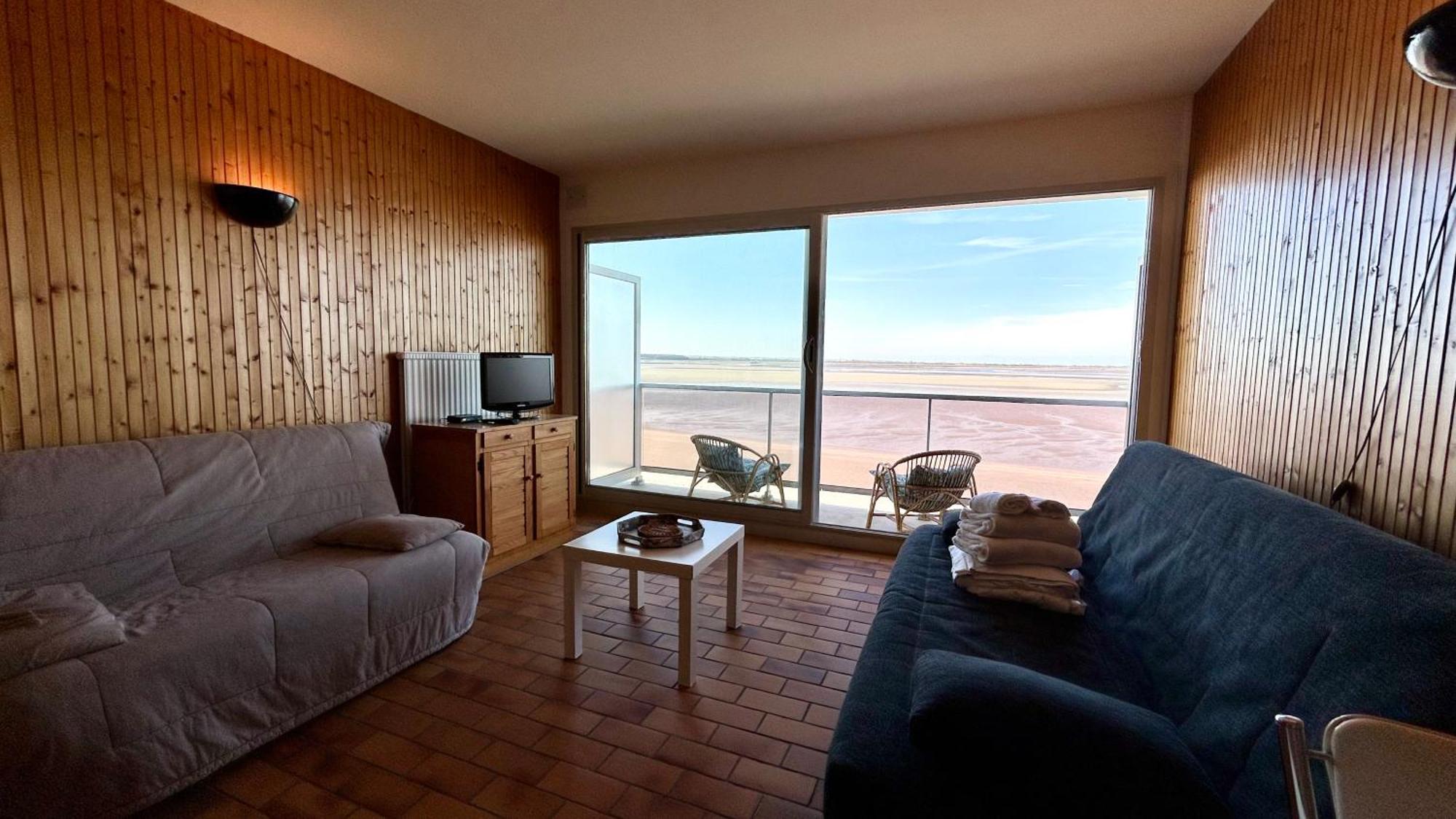 Studio Avec Balcon, Vue Panoramique Sur La Baie Le Crotoy Eksteriør bilde